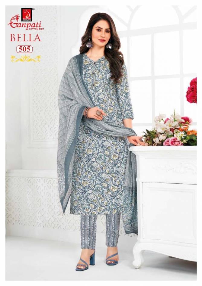 Bella Vol 5 By Ganpati Cotton Printed Kurti With Bottom Dupatta Wholesale Price In Surat